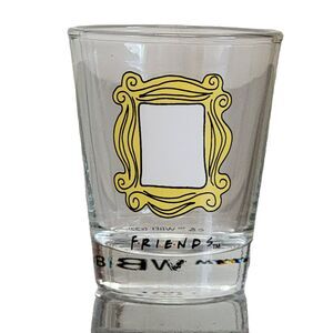 Friends Shot Glass Yellow Picture Frame Monica‎ Rachel Door TV Collectible Gift